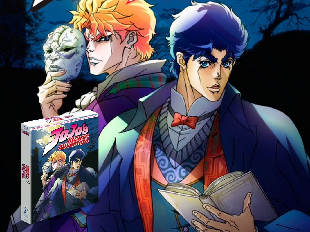 ‘JoJo’s Bizarre Adventure, Temporada 1 Parte 1’ en Blu-ray y Dvd de la