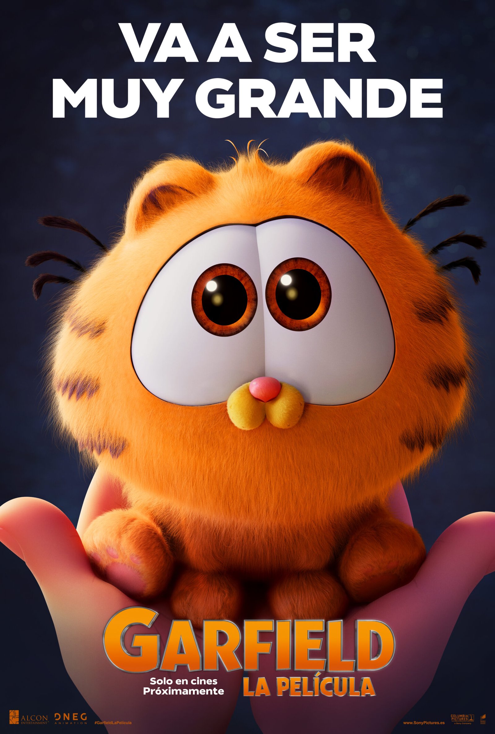 ‘Garfield’ Póster de la nueva producción animada de este querido gato